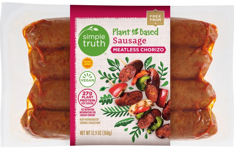 Kroger Simple Truth Plant Based Chorizo Sausage.jpg