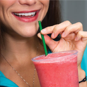 Smoothies, soft drinks and cocktails made with fresh produce are hot.