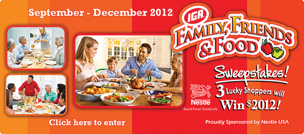 IGA is testing some new online ads this season., 