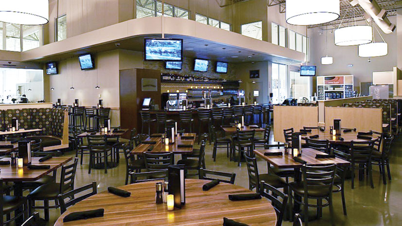 A full bar is one key aspect of the Market Grille concept.