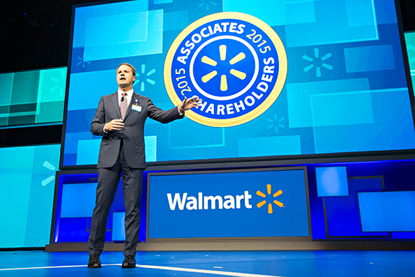 CEO Doug McMillon tells Walmart employees, â€œWeâ€™re moving fast to exceed our customersâ€™ expectations."
