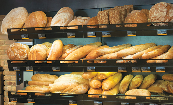 Centralized baking works for bread baking because it creates greater product consistency.