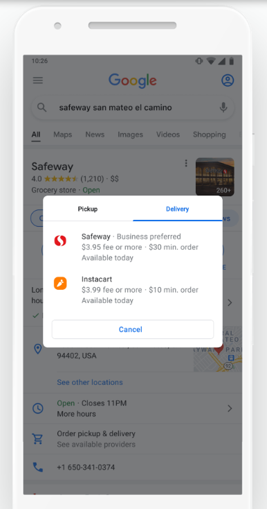 Albertsons Google-online grocery mobile search-Safeway.png