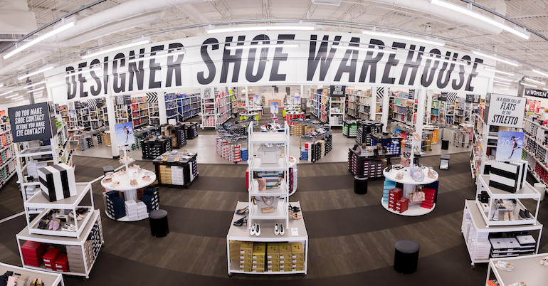 designer shoe warehouse locations