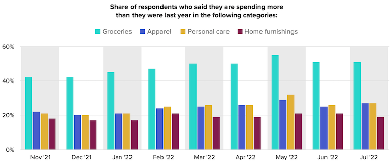 Morning Consult-H2 2022 State of Retail and Ecommerce Report-spending by category.png