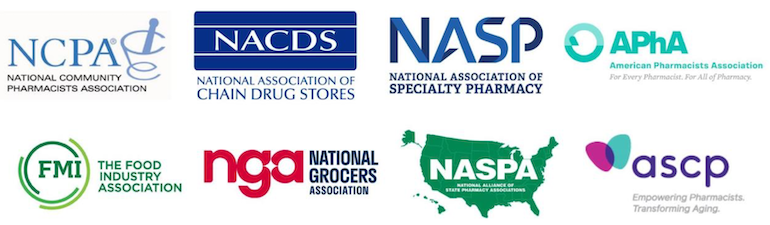 Pharmacy DIR Reform legislation coalition-logos.png