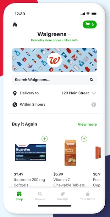 Walgreens Instacart app screens.jpg
