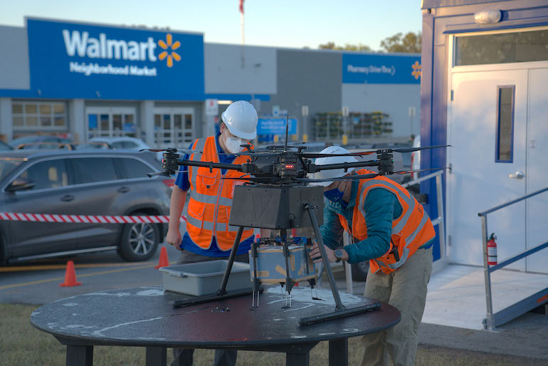 Walmart drone delivery-DroneUp hub-flight engineers.jpg