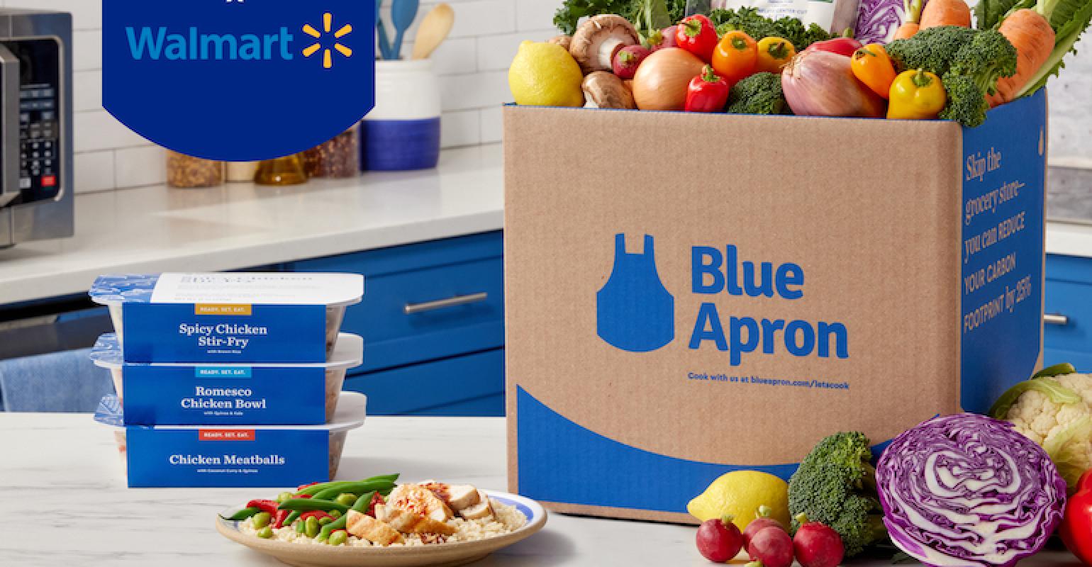 Blue Apron unlocks access to meal kits in Walmart collaboration