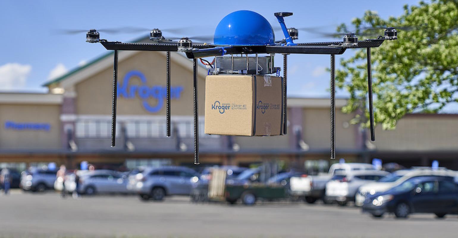 Patriotisk forsøg planer Kroger to test grocery deliveries by drone | Supermarket News