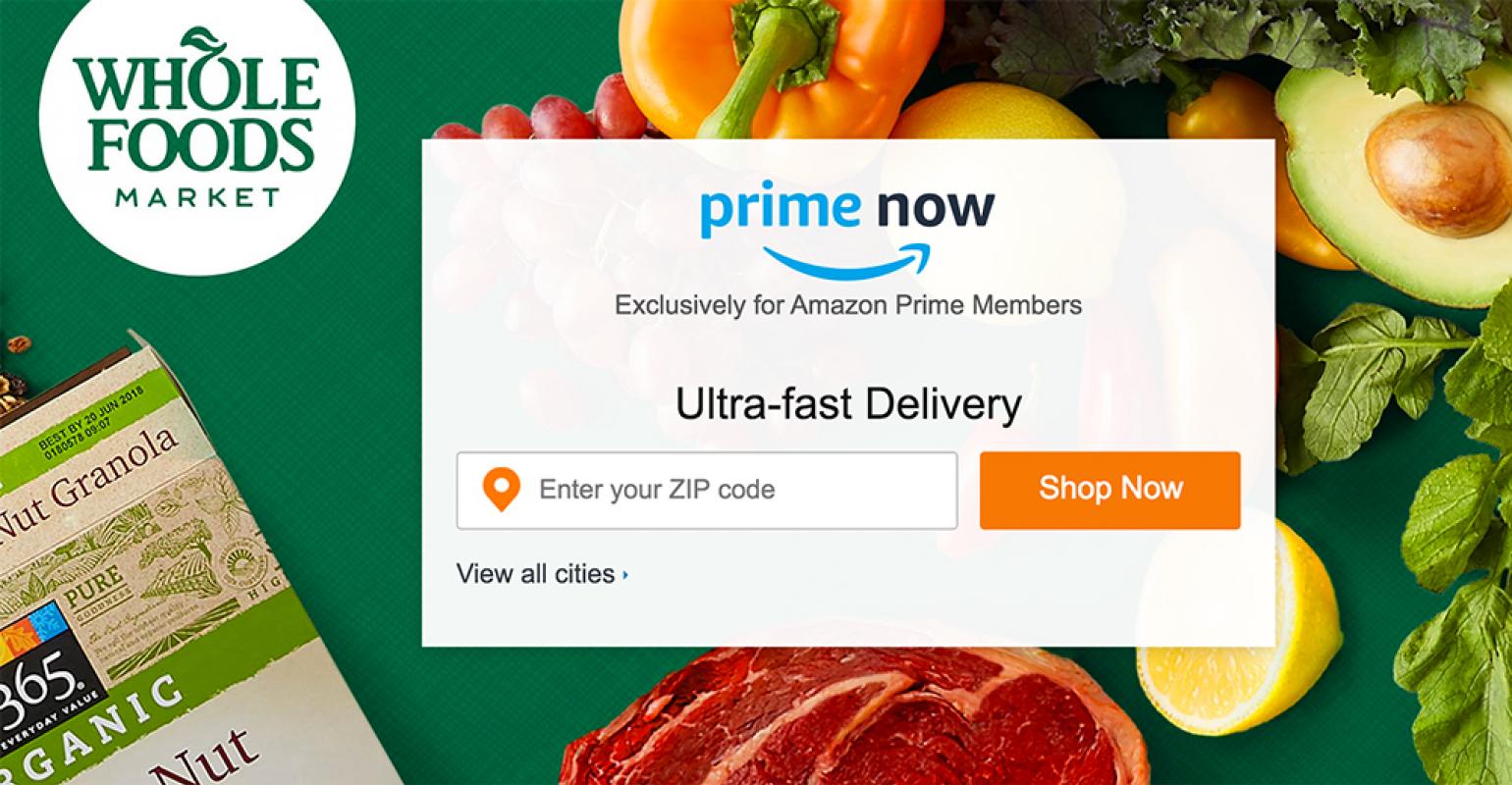 Prime Customers Can Now Order Delivery From Whole Foods - Eater