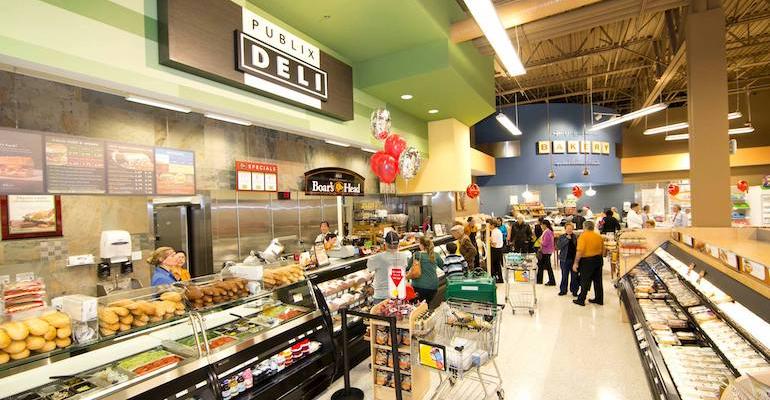 Publix deli sub counter