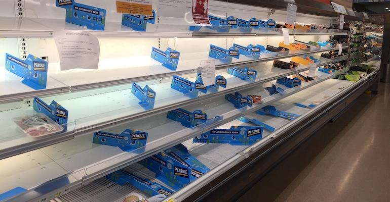 ShopRite chicken section empty-coronavirus copy.JPG