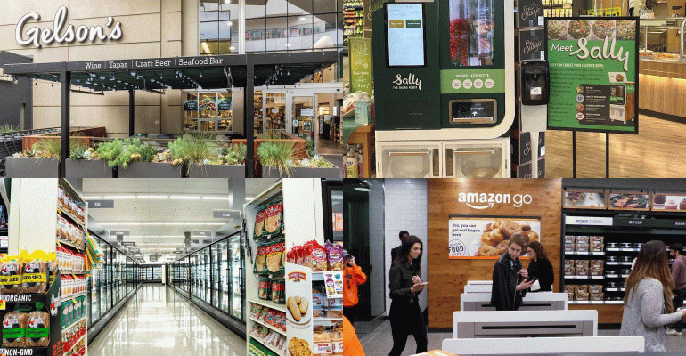 Gelson's, Reasor's, Amazon Go and Giant Food