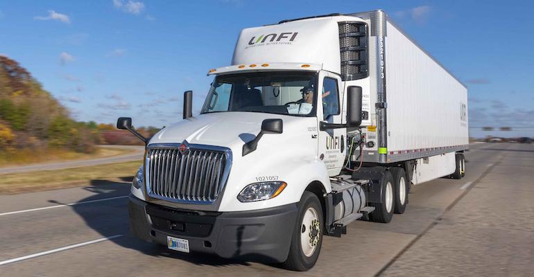 UNFI distribution tractor trailer truck-Londonderry NH refrigerated DC.jpg