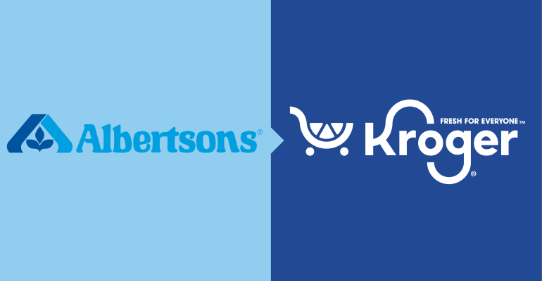 Albertsons & Kroger logos