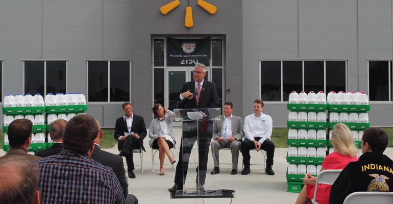 Walmart opens new Indiana milk processing plant
