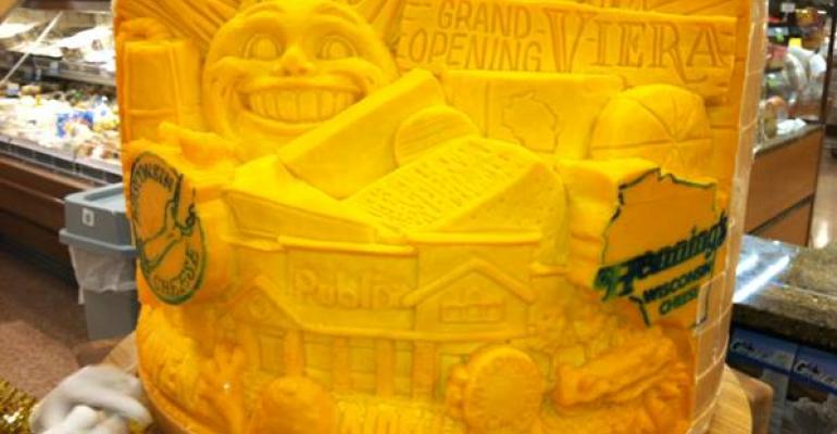 Publix Marks Hybrid Opening With Cheese Sculpture