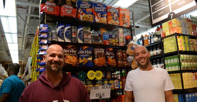 Westside Market COO Ian Joskowitz left and CEO George Zoitas created The Man Isle photo by Jenna Telesca