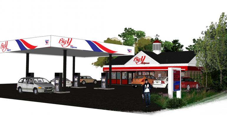 The inaugural Big Y Express in Lee Mass will be the chains first venture in fuel retailing