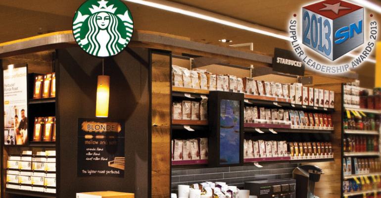 Starbucks: 2013 Supplier Leadership Award Winner for POS Merchandising