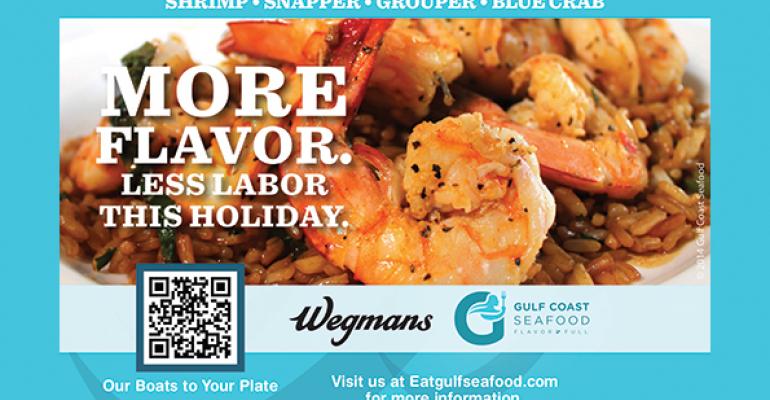 Wegmans introduces private label Gulf shrimp