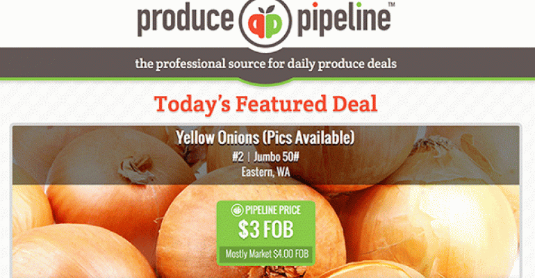 Produce flash sale site offers deals to retail, foodservice buyers