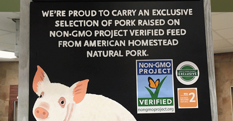 Northwest Whole Foods stores sell non-GMO pork