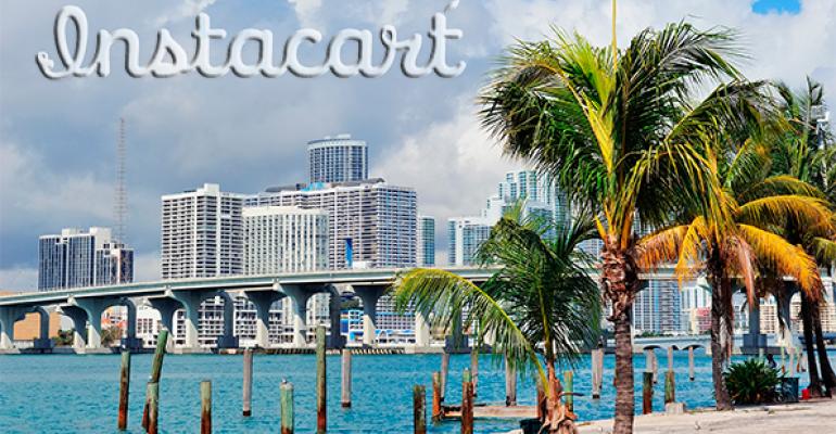 Instacart launches in Miami, reveals Whole Foods sales