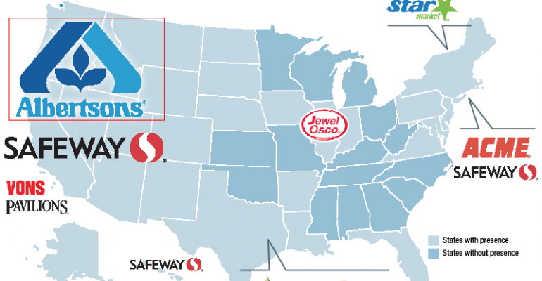 How Albertsons grew (timeline and banner location map)