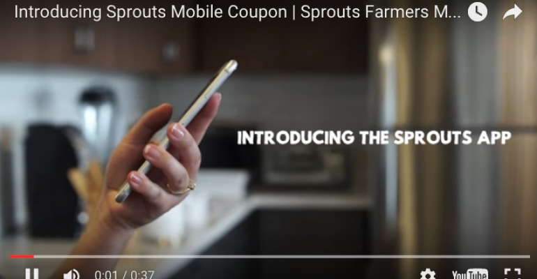 Sprouts sees potential in mobile app
