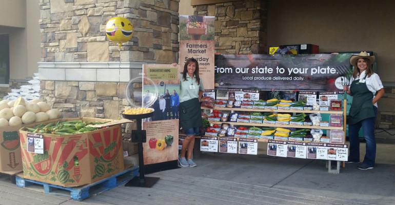 Customers can sample products and meet some of the growers at the farmers39 markets Photo courtesy of Associated Food Stores