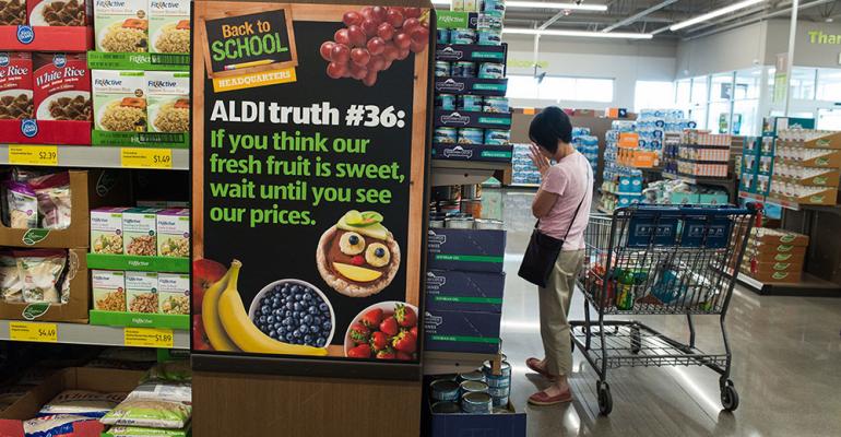 Aldi draws more than 32 million customers to its 1500 stores in 34 states