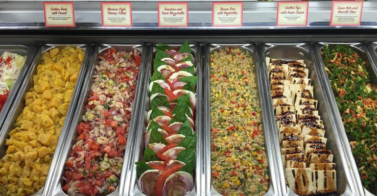 A new Sprouts prepared foods bar includes items like Mexicanstyle shrimp salad and grilled tofu with Asian sauce Photo courtesy of Sprouts