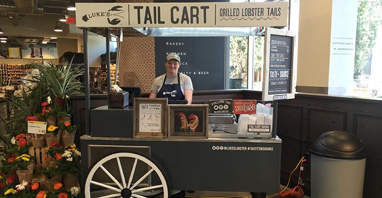 New Brooklyn Whole Foods showcases lobster cart