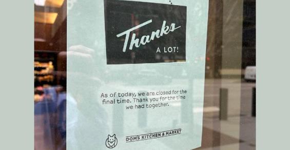 Outfox Hospitality closing Foxtrot, Dom’s