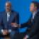 New Walmart ecommerce CEO Marc Lore and Walmart CEO Doug McMillon at the investor meeting