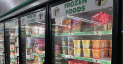 Dollar Tree frozen foods section