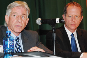 Bob Richardson of The Clorox Co.; Don Fitzgerald of Roundy’s.