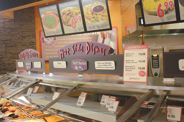 Roche Bros. stores are adding self-service hot bars.