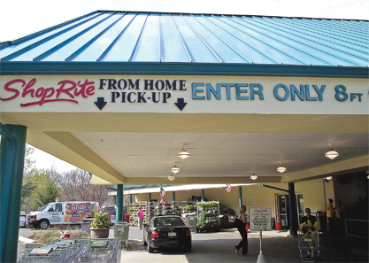 A drive-through pick-up location at ShopRite.