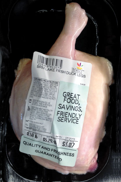 Retailers said meats like duck are more popular during the fall and winter.