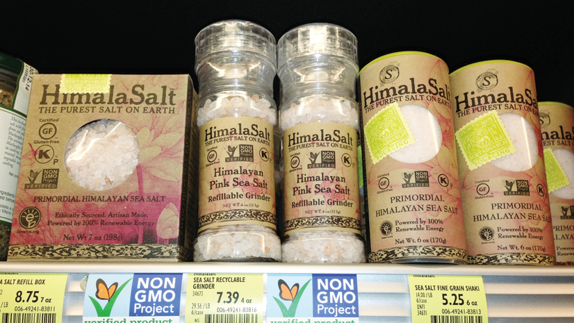 PCC Natural Markets also sources ancient sea salts from the Himalayas.