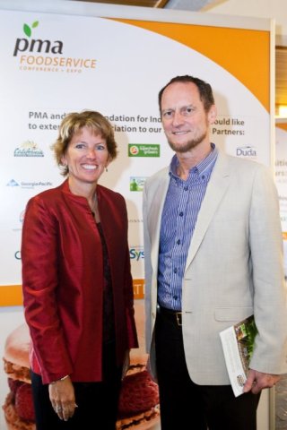 Cathy Green Burns and Bryan Silbermann of PMA