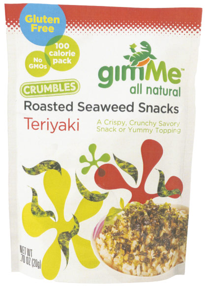 GimMe seaweed snacks are aimed at school-age kids.