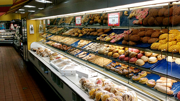 The Fiesta Foods store in Hermiston, Ore., stocks Hispanic baked goods supplied by Unified Grocers. Photo courtesy of Unified Grocers.
