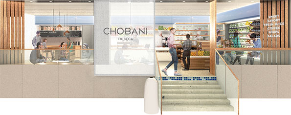 A rendering of the Chobani CafÃ© opening in a New York Target in October.