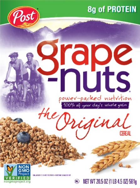 Post Grape Nuts no GMOs.