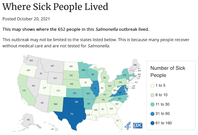 CDC_onion_salmonella_outbreak_map_states_with_cases_Oct2021.png